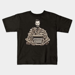 Typewriter man Kids T-Shirt